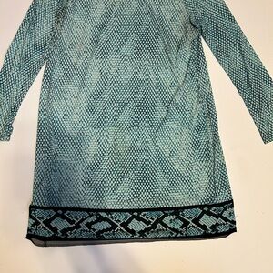 MICHAEL Michael Kors Blue Patterned Dress